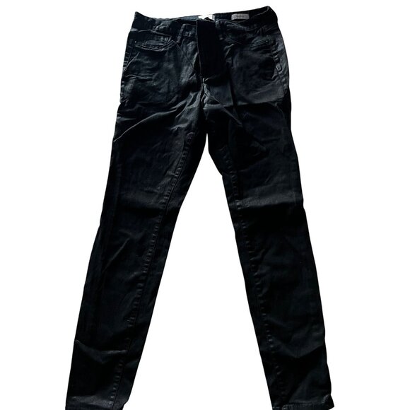 Jessica Simpson Skinny Black Jeans Size 12/31 Mid-Rise Stretch Womens Pants - Picture 1 of 8